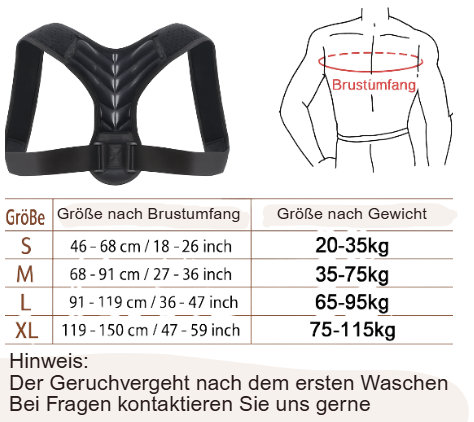 Rückenstütze & Haltungstrainer